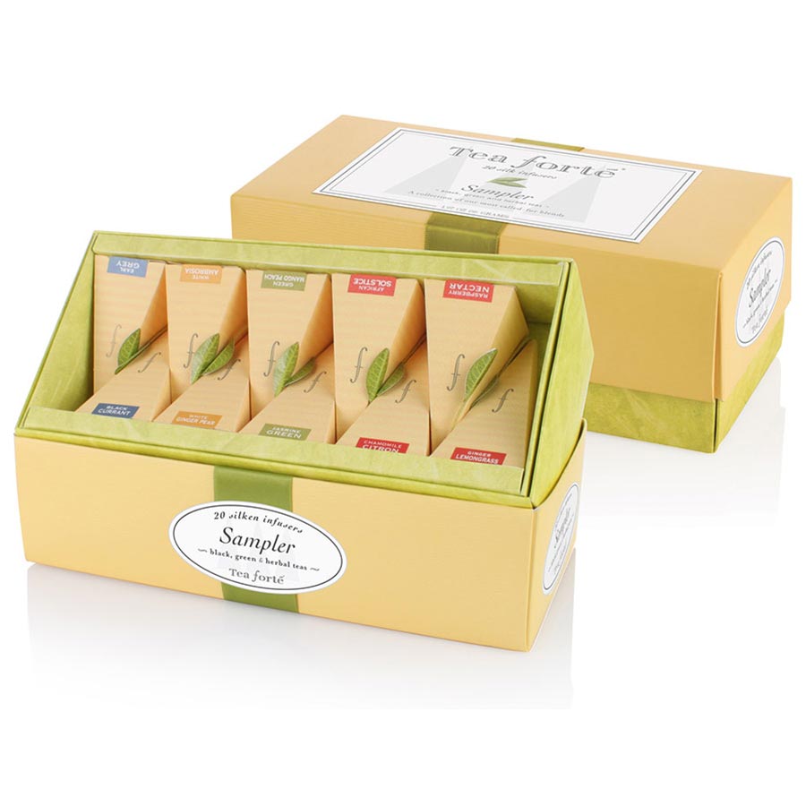 Tea Forte Ribbon Box Sampler Infusers