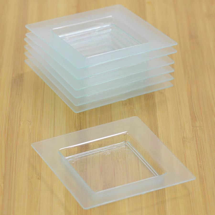 Square Transparent Plate