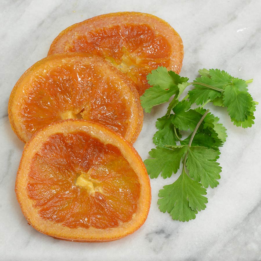 Candied Orange Slices, Glazed