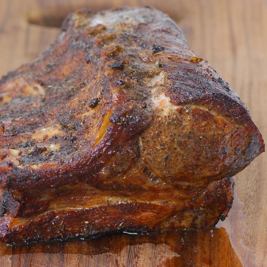 igourmet Berkshire Pork 8 Bone Loin Rack Roast