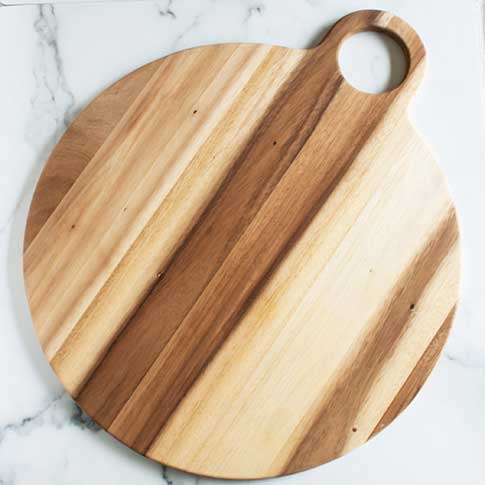 Extra Large Round Acacia Wood Serving Board