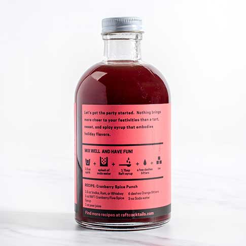 All Natural Cranberry Five Spice Syrup