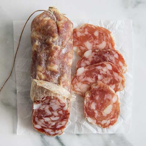 Italian Salami with Black Summer Truffles