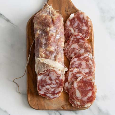 Italian Salami with Black Summer Truffles