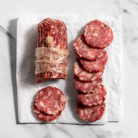 Salami with Bourbon & Sour Cherry