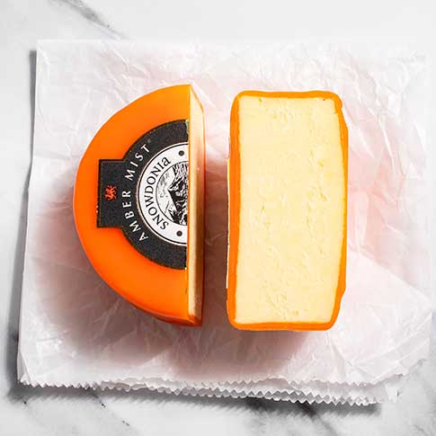 Amber Mist Welsh Truckle Cheese - Mature Cheddar with Whisky