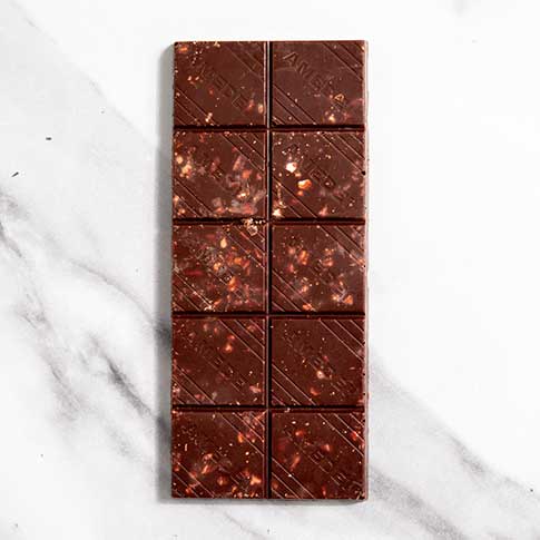 Dark Chocolate Bar with Sicilian Almonds (Mandorle)