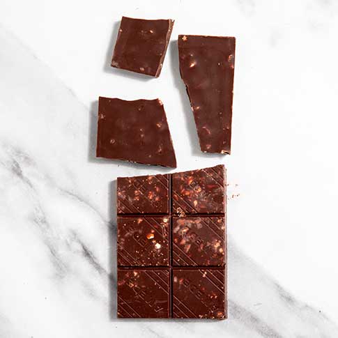 Dark Chocolate Bar with Sicilian Almonds (Mandorle)