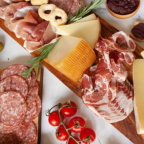 Italian Cured Sliced Meats Antipasto Assortment