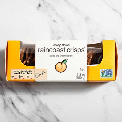 Apricot and Ginger Raincoast Crisps