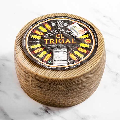 El Trigal Artisan Raw Milk Manchego DOP Cheese Aged 8 Mo.