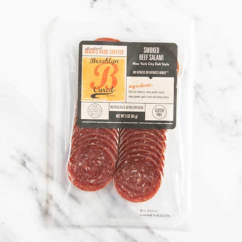 Smoked Beef Salami - Sliced NYC Deli Style