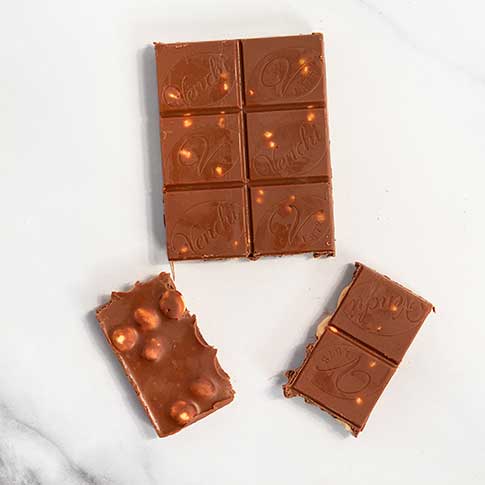 Milk Gianduia & Hazelnut Italian Chocolate Bar