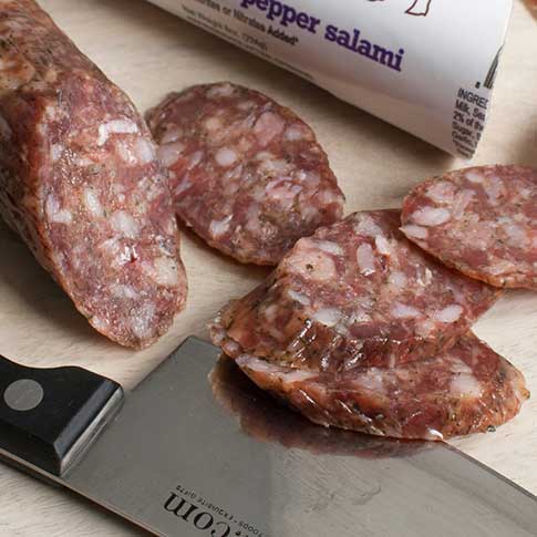 Uncured Ghost Pepper Salami