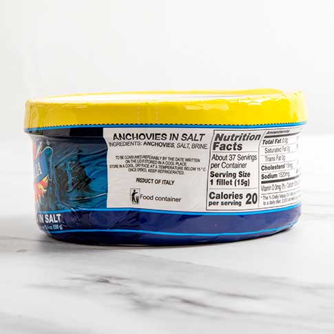 Italian Anchovies in Sea Salt