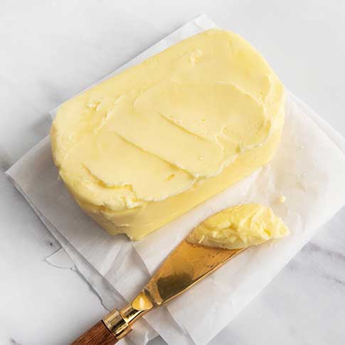 French Butter with Coarse Rock Salt