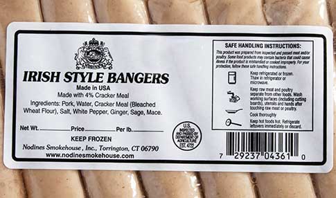 Irish-Style Bangers