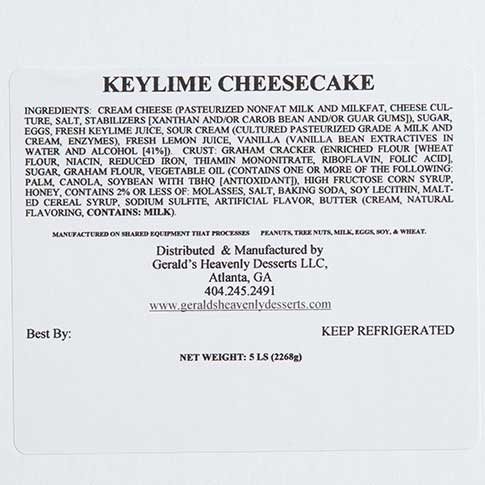 Key Lime Cheesecake