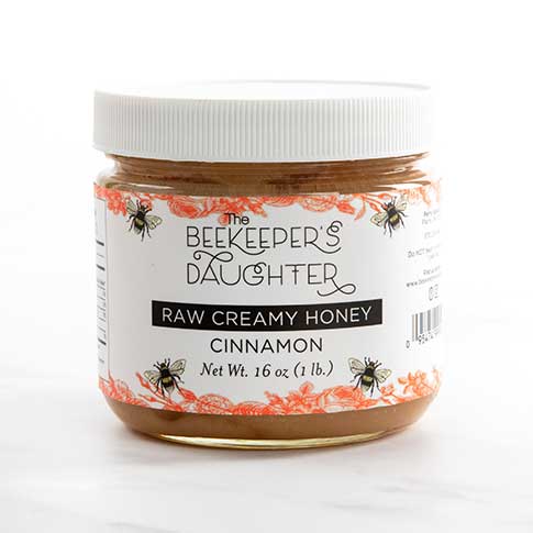 Raw Creamed Honey 1 Lb Jar