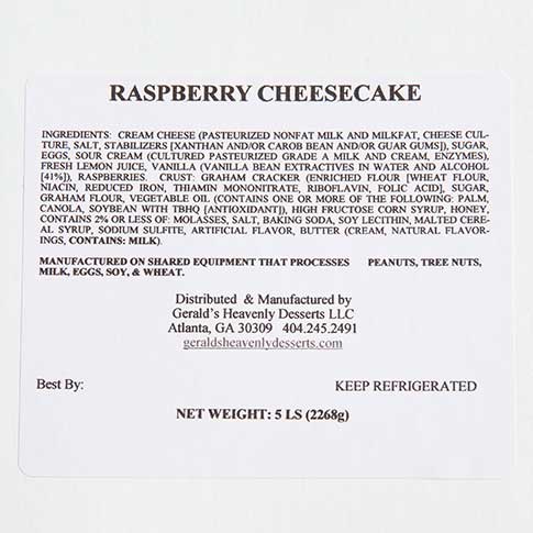 Raspberry Cheesecake