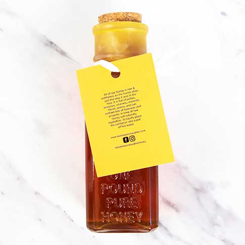 Raw Wildflower Honey - Gift Bottle