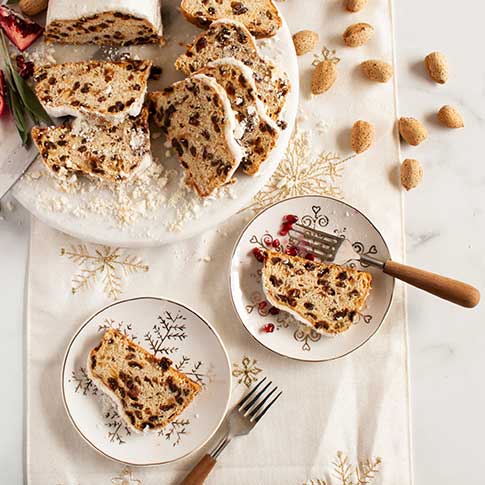 Butter Stollen with Almonds