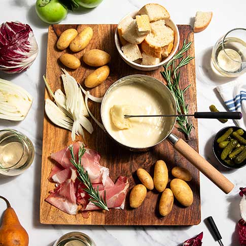 Set of Swiss Fondue Cheeses