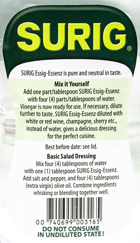 Essig Essence Vinegar