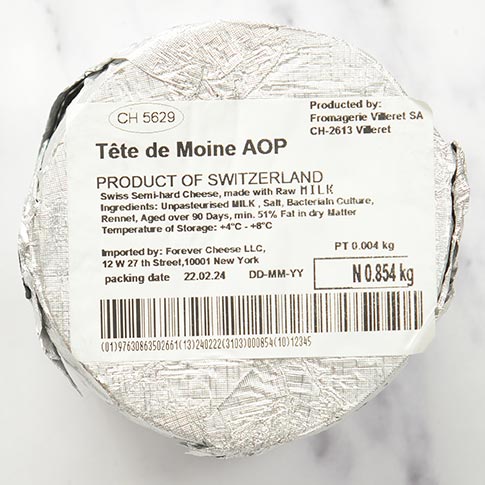 Tete de Moine AOP Cheese