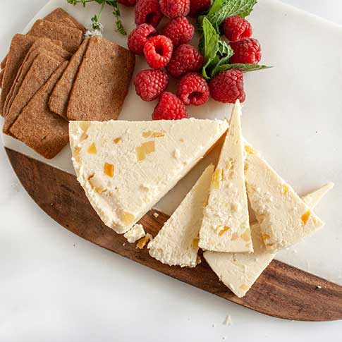 Wensleydale Cheese with Mango and Ginger