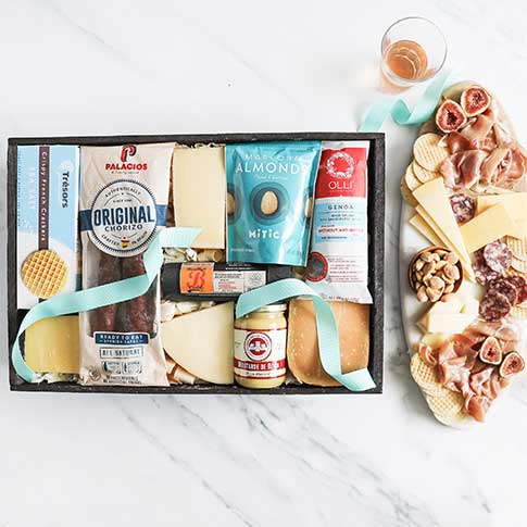 Connoisseurs' Meat & Cheese Gift Crate