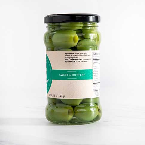 Pitted Frescatrano Olives from Greece