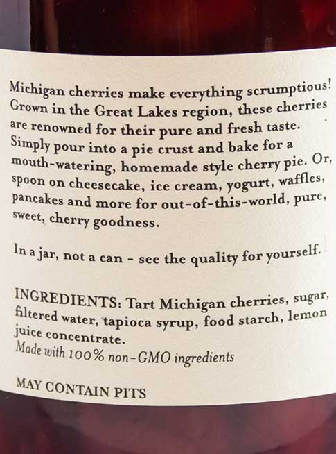 Michigan Cherry Premium Pie Filling & Topping