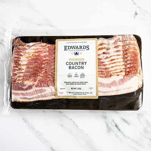 Hickory Smoked Virginia Country Bacon