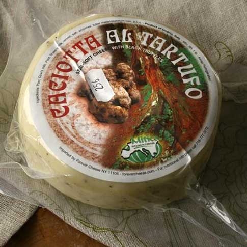 igourmet - Caciotta al Tartufo Black Truffle Cheese