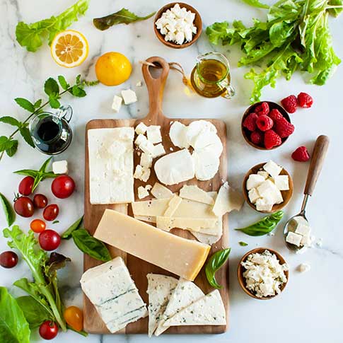 Assortment of Salad Cheeses