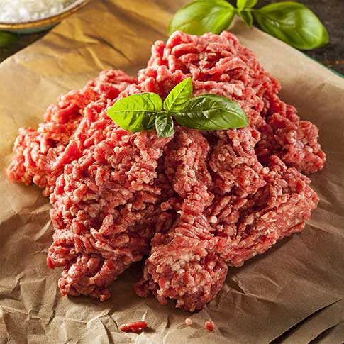 Grass Fed Organic Piedmontese Ground Beef (5 lbs)