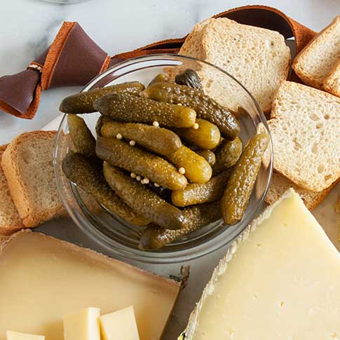 Cornichons in White Wine Vinegar