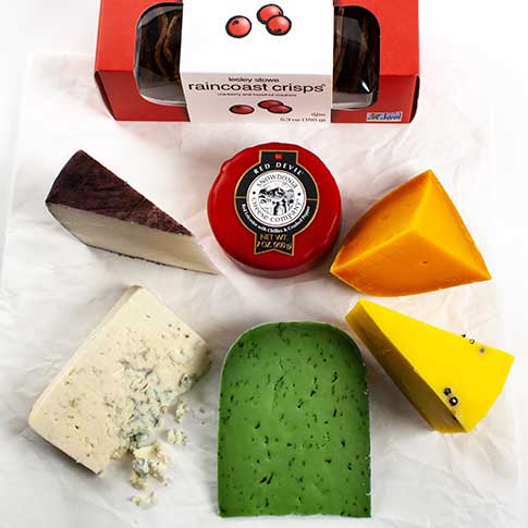 A Rainbow of Colorful Cheeses