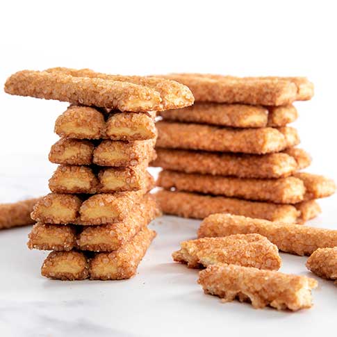 Dutch Caramel Cookie Sticks