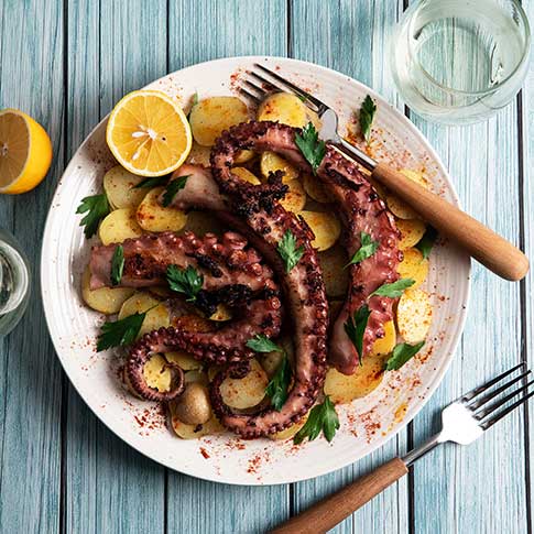 Cooked Octopus