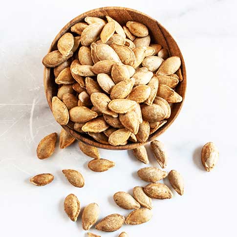 Roasted Butternut Squash Seeds