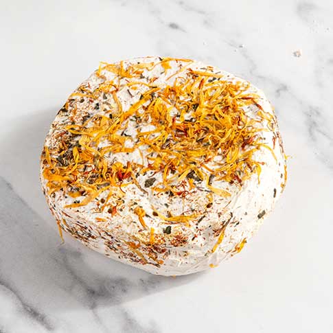 Capriole Julianna Goat's Cheese Dusted with Herbs & Wildflowers