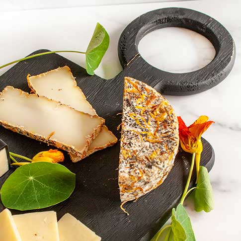 Capriole Julianna Goat's Cheese Dusted with Herbs & Wildflowers