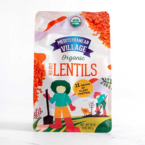 Organic Red Split Lentils