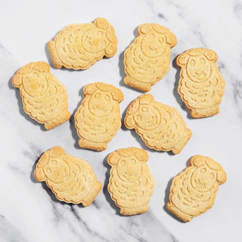 Irish Sheep Shortbread Cookies