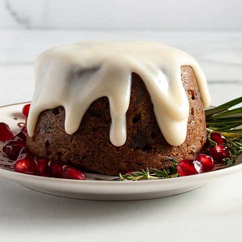 Festive Plum Pudding with Whisky