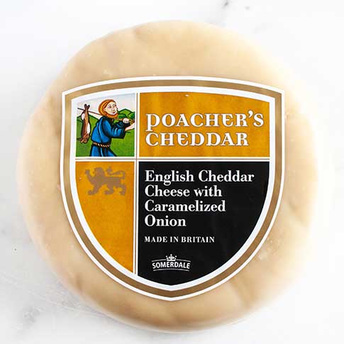 Poacher's Cheddar Cheese with Caramelized Onions