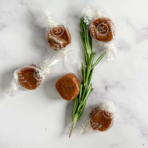 Rosemary Truffle Sea Salt Caramels