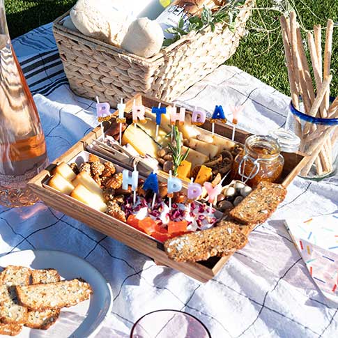 The Classic Fully-Assembled Artisan Cheese Grazing Board